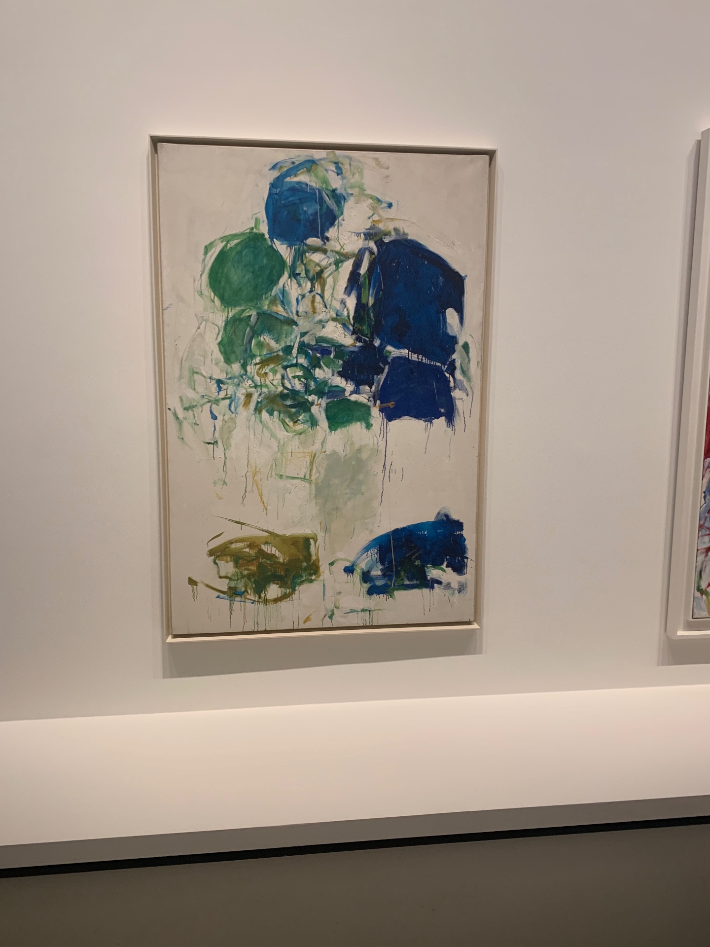 Joan Mitchell painting at the Fondation