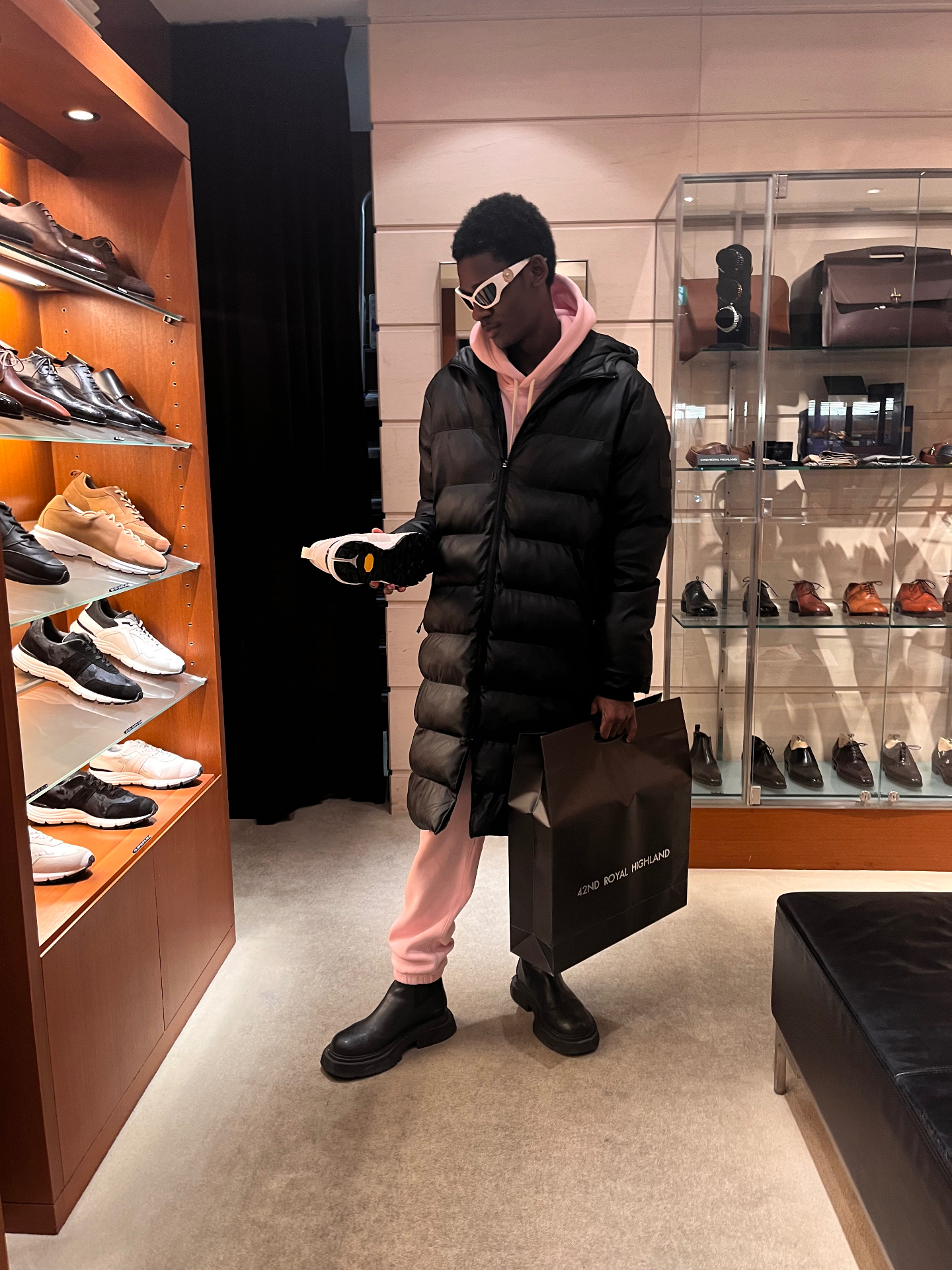 Luxury menswear boutique